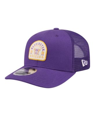 Men's Purple Washington Huskies Patched 9SEVENTY Trucker Adjustable Hat