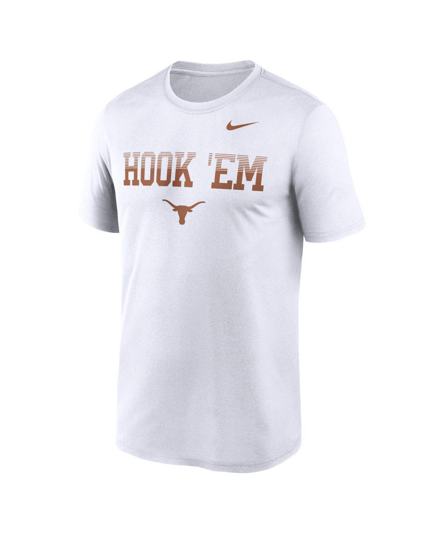 Мужская футболка Nike White Texas Longhorns Primetime Legend Kinetic Mantra Dri-FIT — фото 2