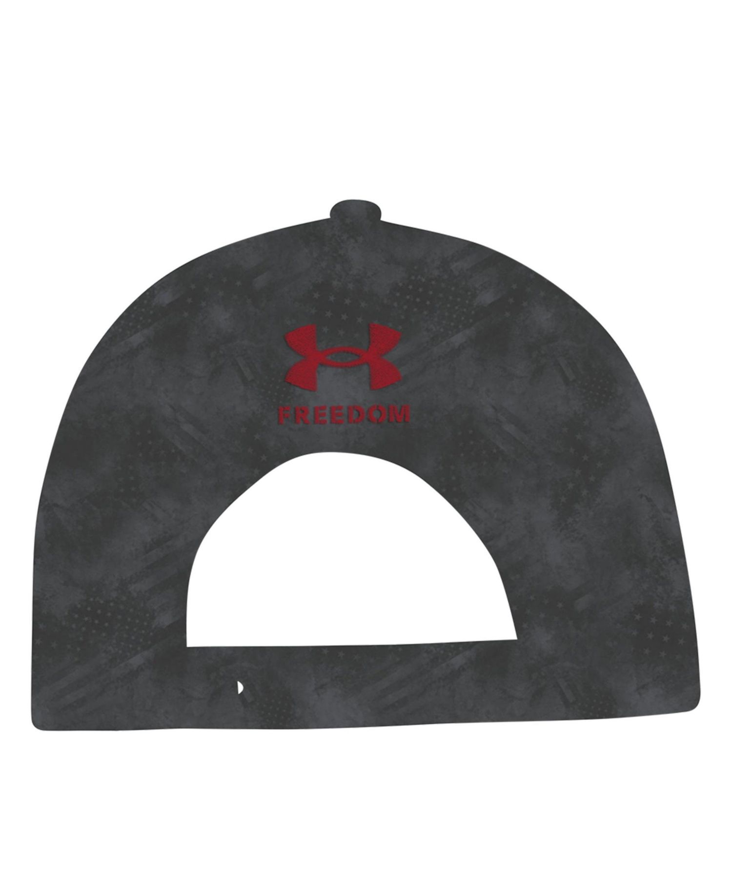 Men's Charcoal Wisconsin Badgers Freedom Collection ArmourFuse Snapback Hat