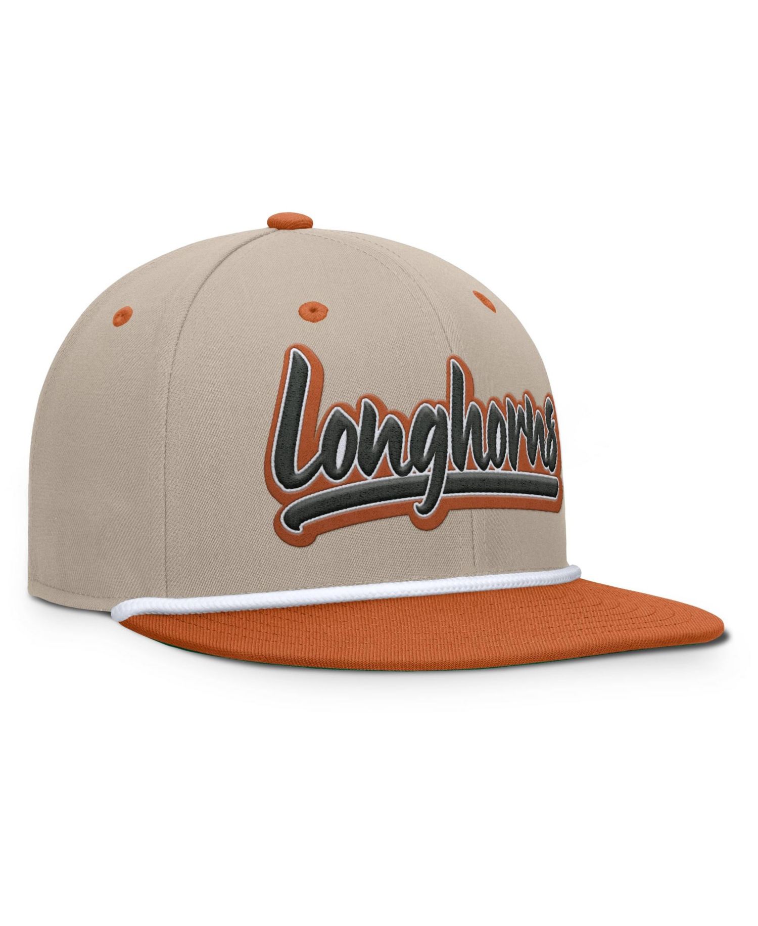 Men's Khaki/Texas Orange Texas Longhorns Colt Fitted Hat