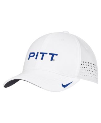 Men's White Pitt Panthers 2026 On-Field AeroBill SwooshFlex Dri-FIT Hat