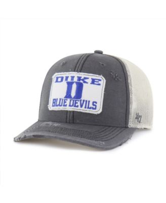 Men's and Women's '47 Charcoal Duke Blue Devils Egremont Well-Worn Adjustable Trucker Hat