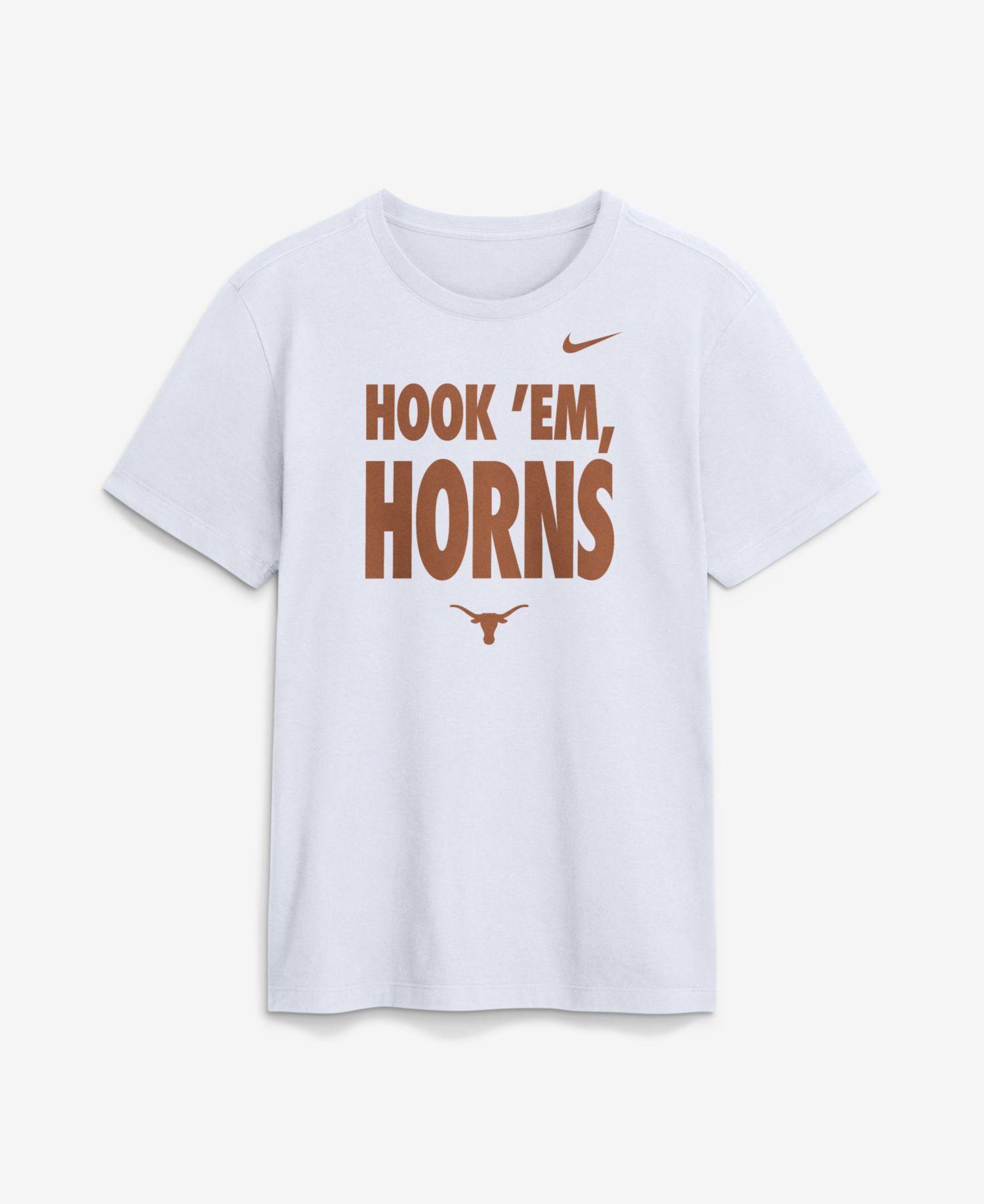Men's White Texas Longhorns 2026 Sideline Dri-FIT Slogan T-Shirt