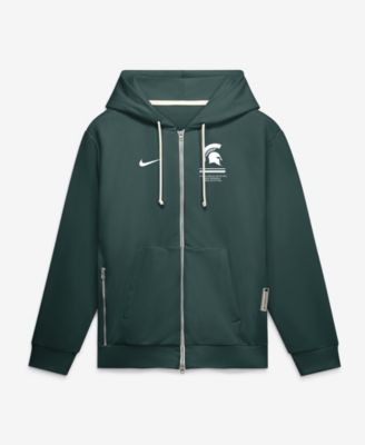 Nike - Men's Green Michigan State Spartans 2026 Sideline Standard Issue Dri-FIT Full-Zip Hoodie Green