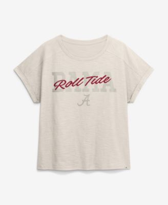 Women's Natural Alabama Crimson Tide Hometown Premium Oversized Boxy T-Shirt