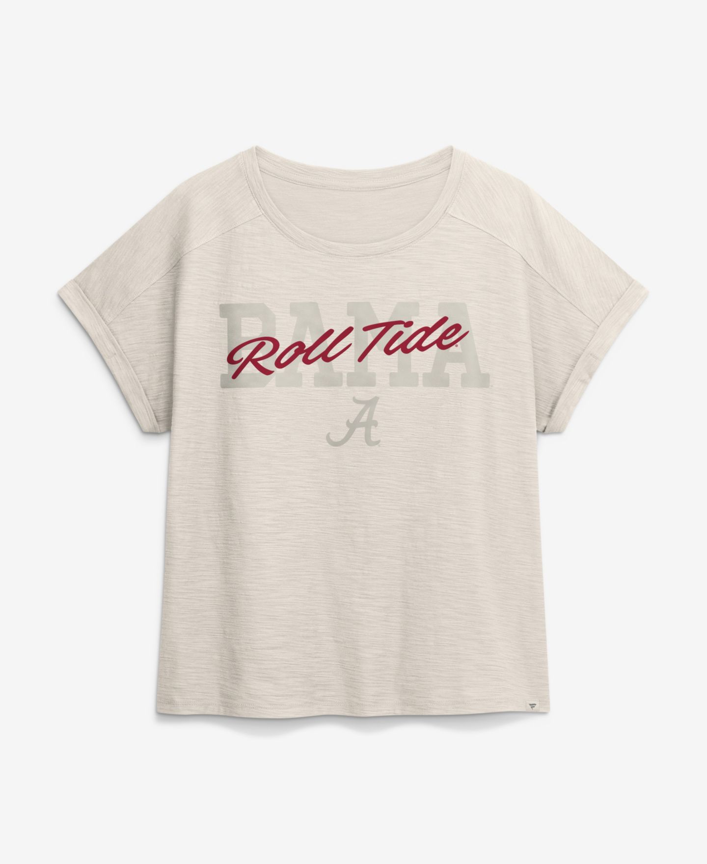 Женская футболка Fanatics Natural Alabama Crimson Tide Hometown Premium Oversized Boxy — фото 1