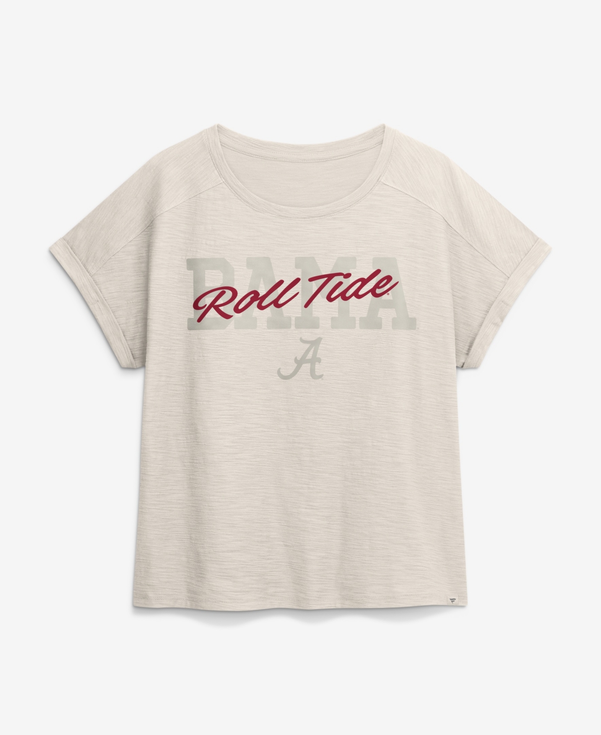 Fanatics Women's Natural Alabama Crimson Tide Hometown Premium Oversized Boxy T-Shirt