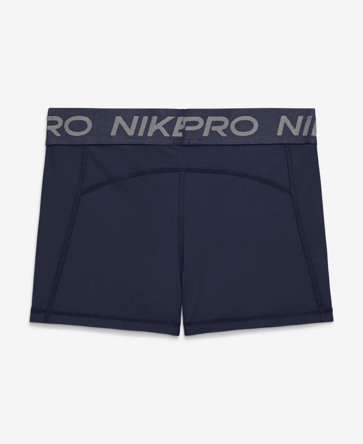 Women's Navy Michigan Wolverines Pro Dri-FIT Mid-Rise Shorts