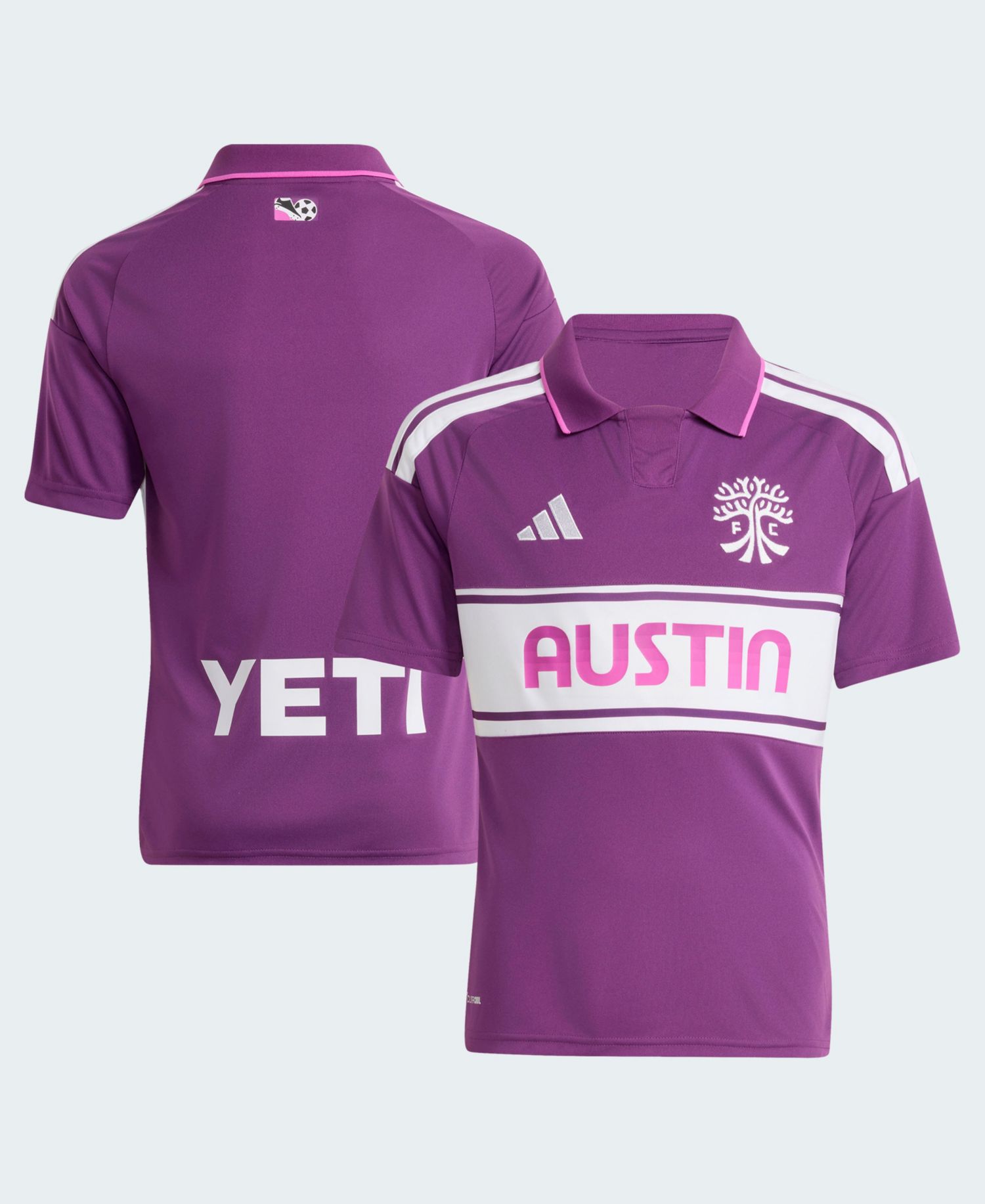 Big Boys and Girls Purple Austin FC 2026 Archive Replica Jersey
