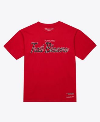 Men's Red Portland Trail Blazers Vintage Wordmark T-Shirt