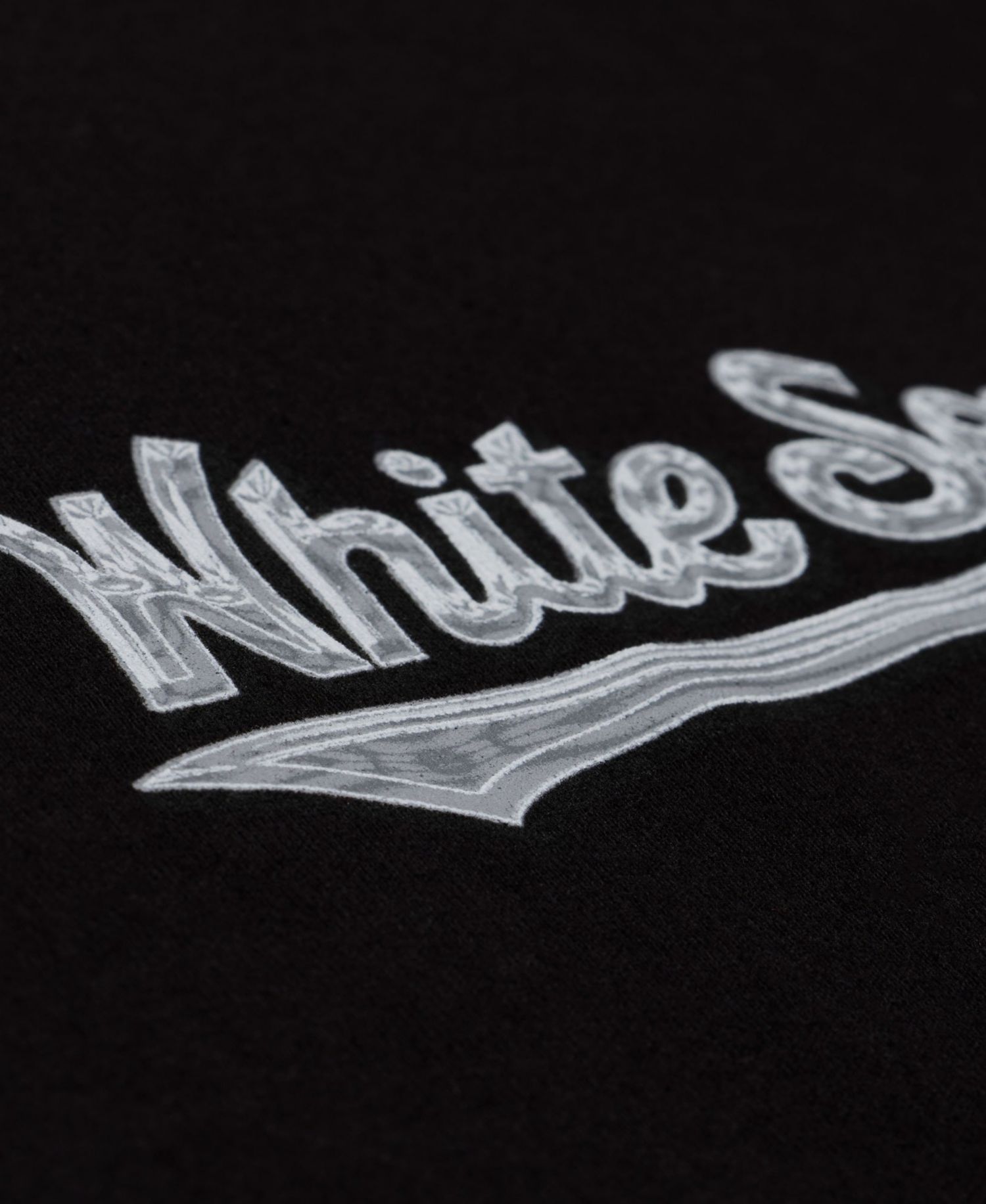 Men's Black Chicago White Sox Chrome Heritage T-Shirt