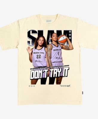Men's and Women's Gabby Williams & Veronica Burton Cream Golden State Valkyries Cover T-Shirt