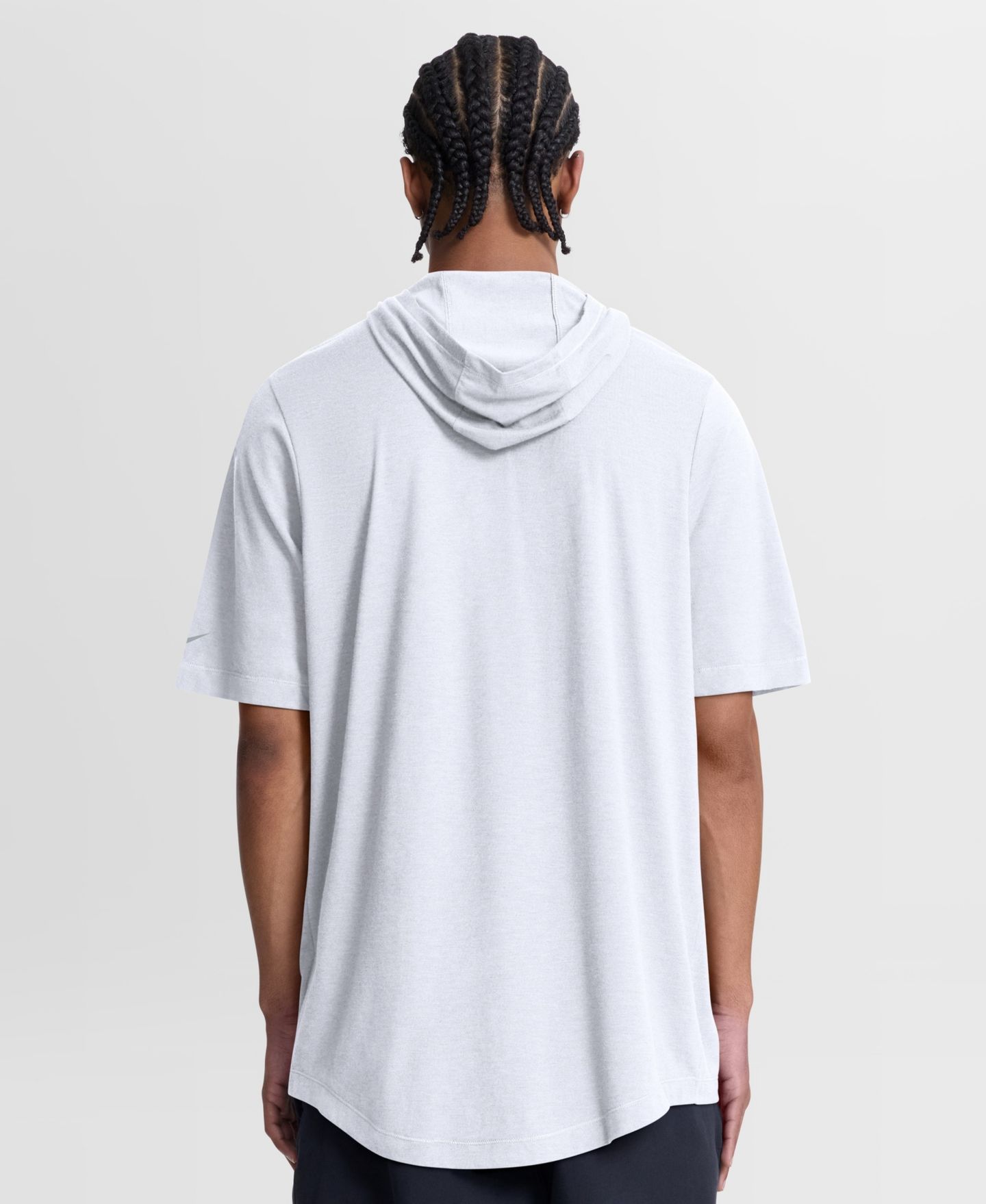 Мужская футболка Nike White Minnesota Vikings Tri-Blend Hooded — фото 5