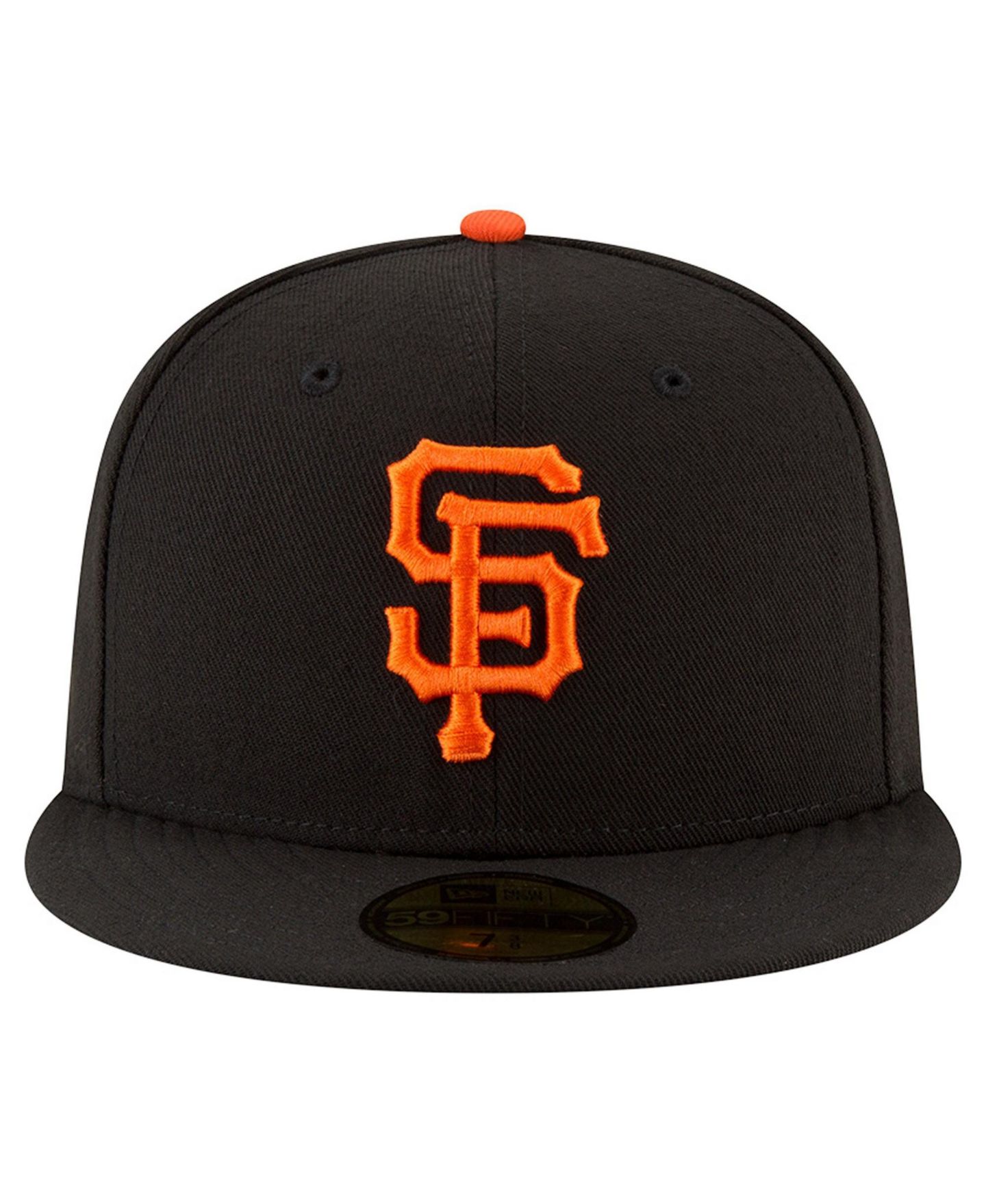 Мужская кепка New Era Black San Francisco Giants Jeff Kent Number Retirement Authentic Collection 59FIFTY Fitted Hat — фото 2