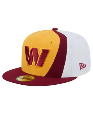 Men's Gold/Burgundy Washington Commanders Shock 59FIFTY Fitted Hat