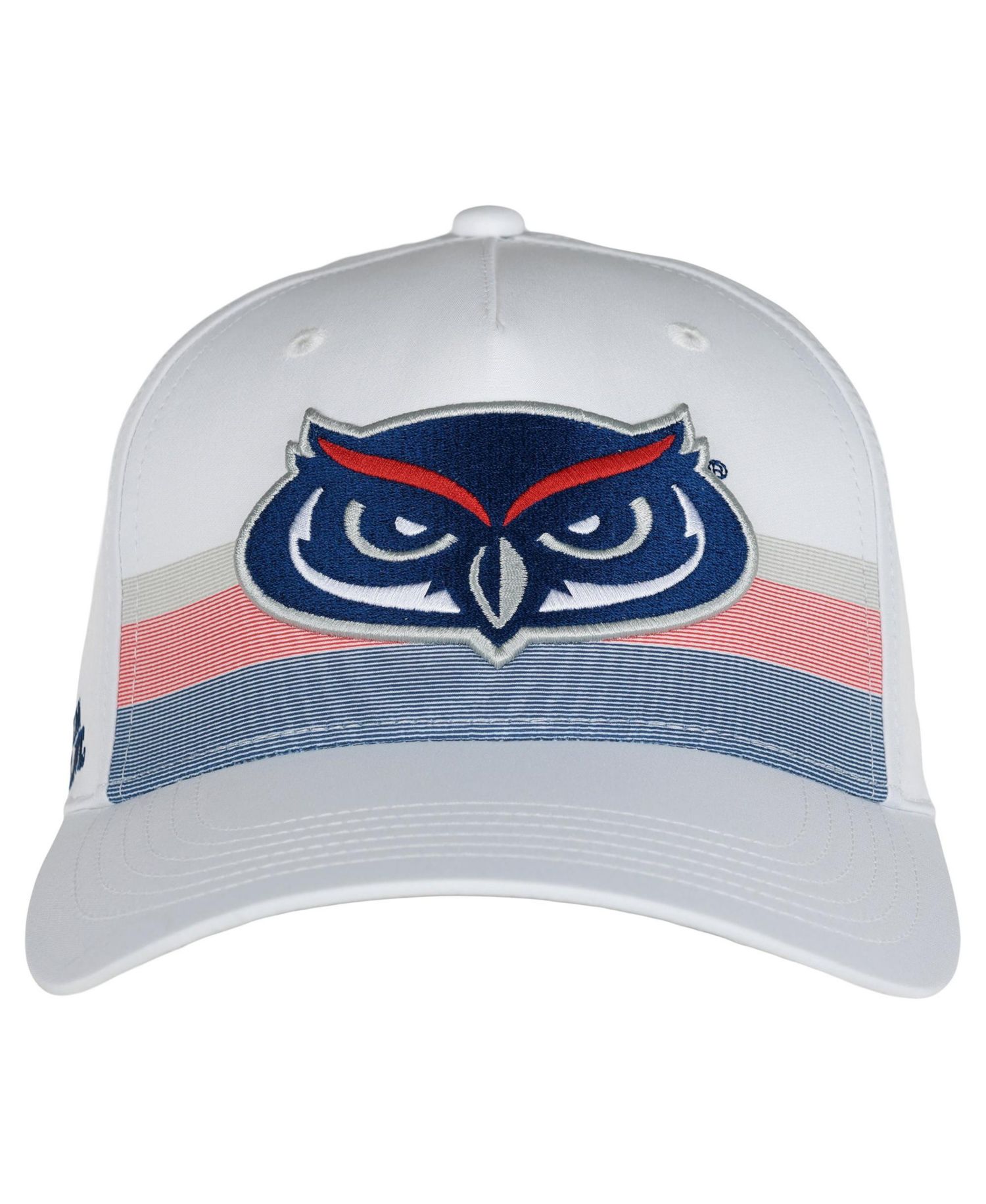 Men's and Women's White Florida Atlantic Owls The Sideline Adjustable Hat