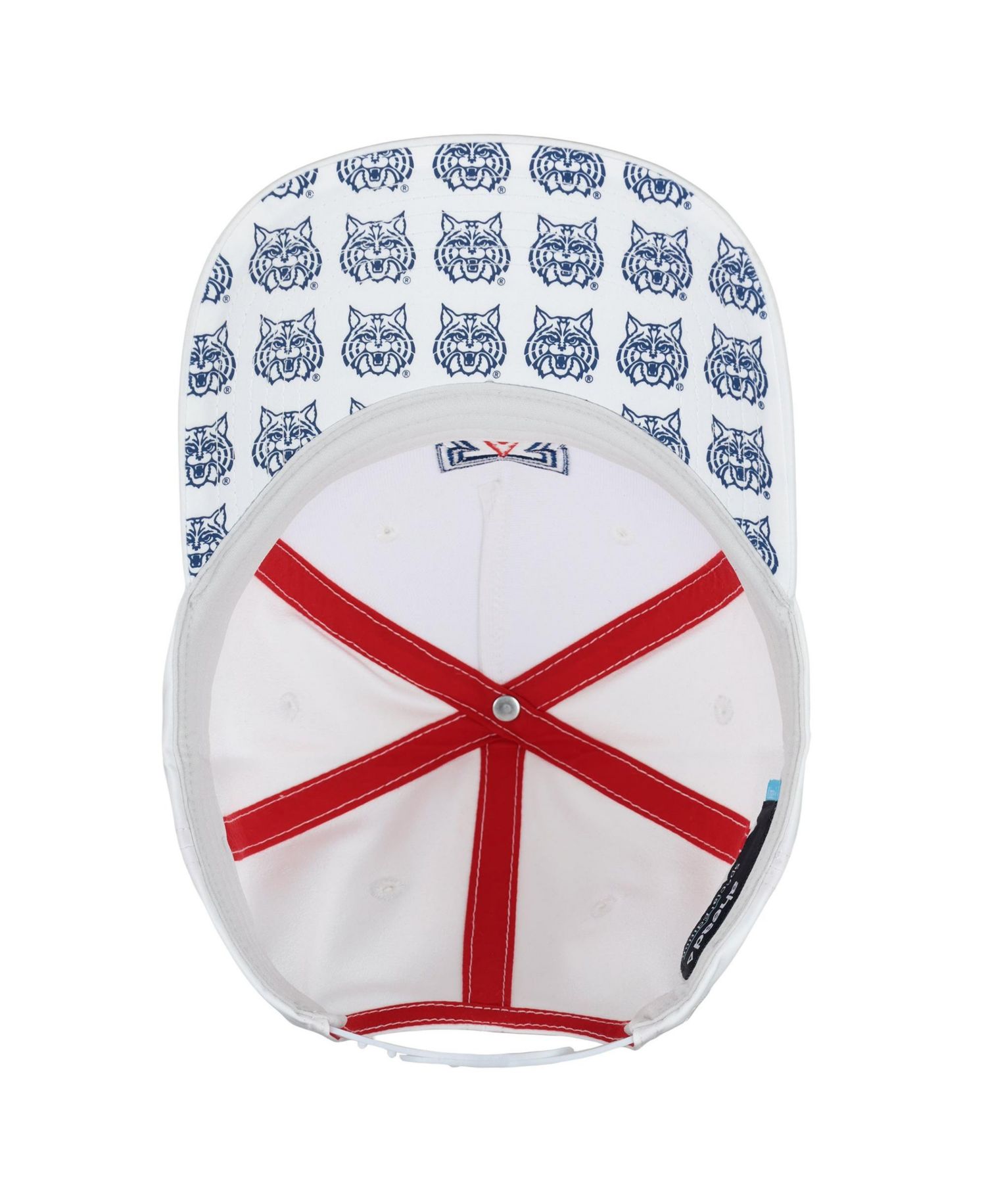 Men's and Women's White Arizona Wildcats The Sideline Adjustable Hat