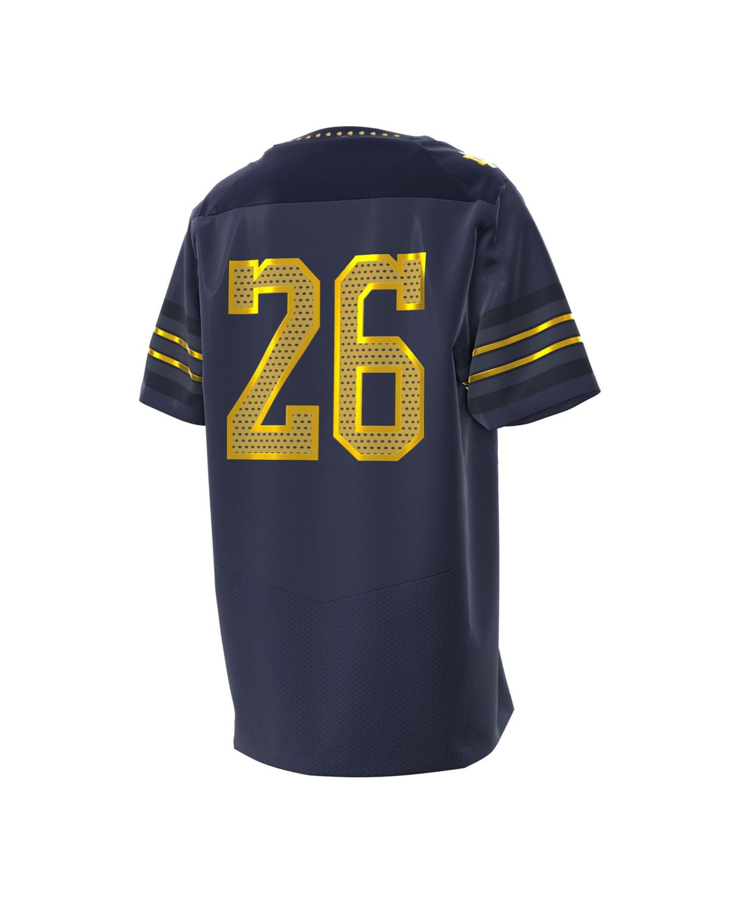 Big Boys and Girls #26 Navy Notre Dame Fighting Irish 2026 Shamrock Series Replica Football Jersey