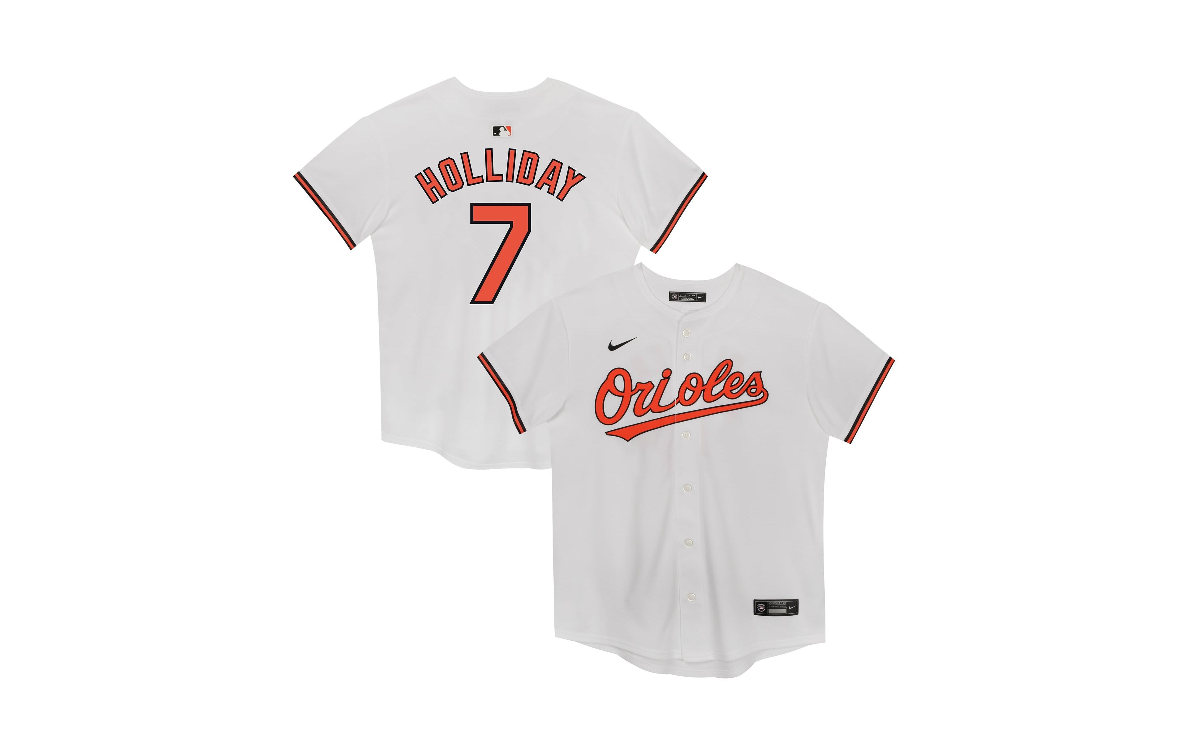Nike Preschool Jackson Holliday White Baltimore Orioles Home Game Jersey