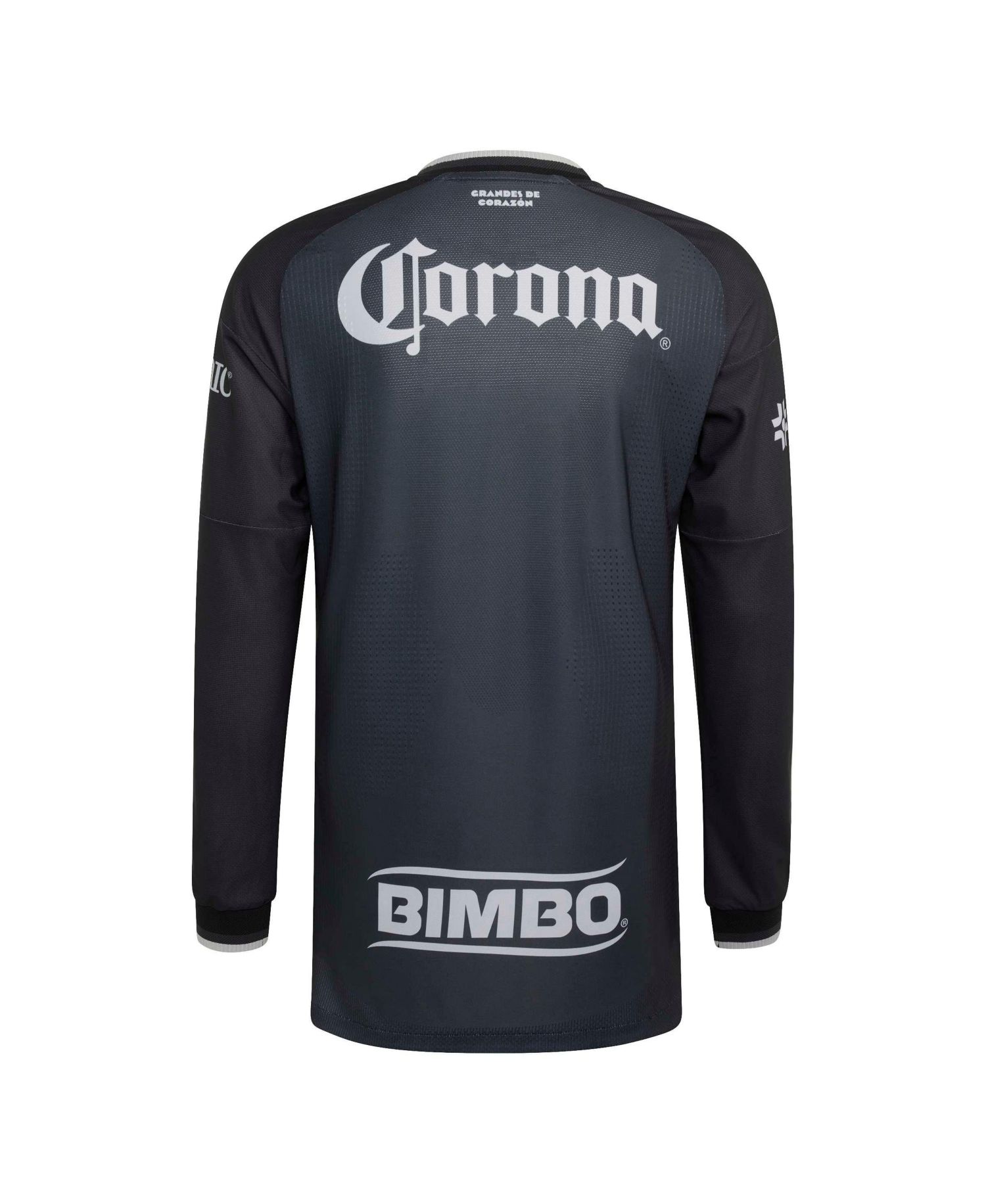 Men's Black Club America 2026/27 Away On-Field Authentic Long Sleeve Jersey