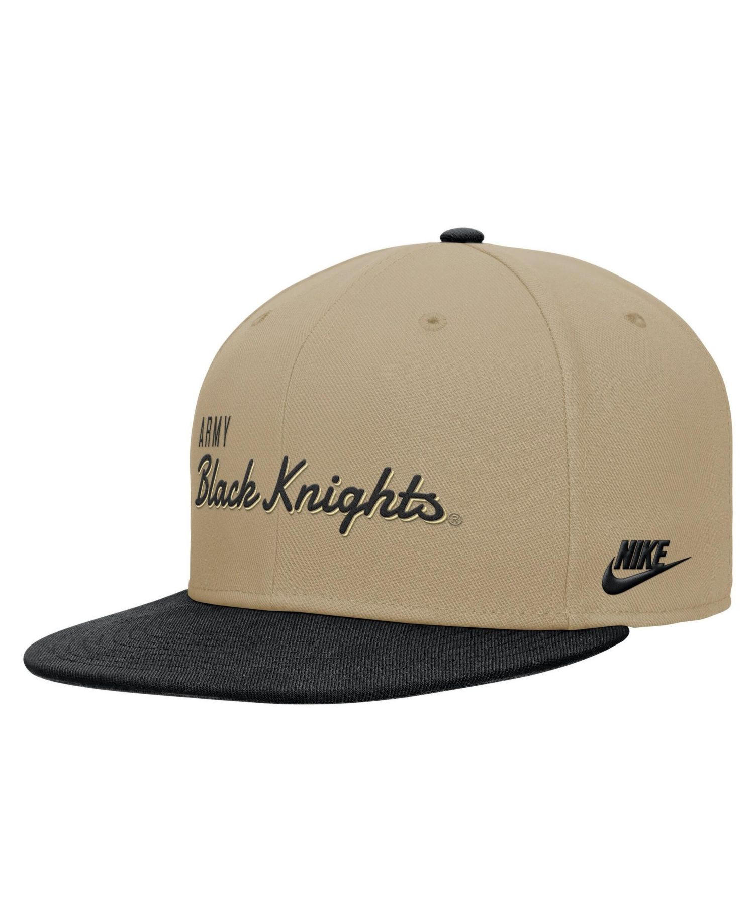 Men's Beige/Black Army Black Knights Pro Dri-FIT Snapback Hat