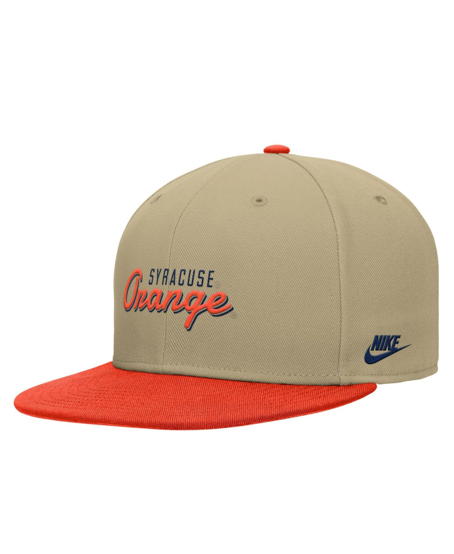 Men's Beige/Orange Syracuse Orange Pro Dri-FIT Snapback Hat