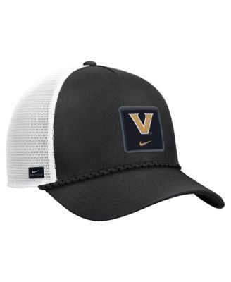 Men's Black Vanderbilt Commodores 2026 On-Field Rope Adjustable Trucker Hat