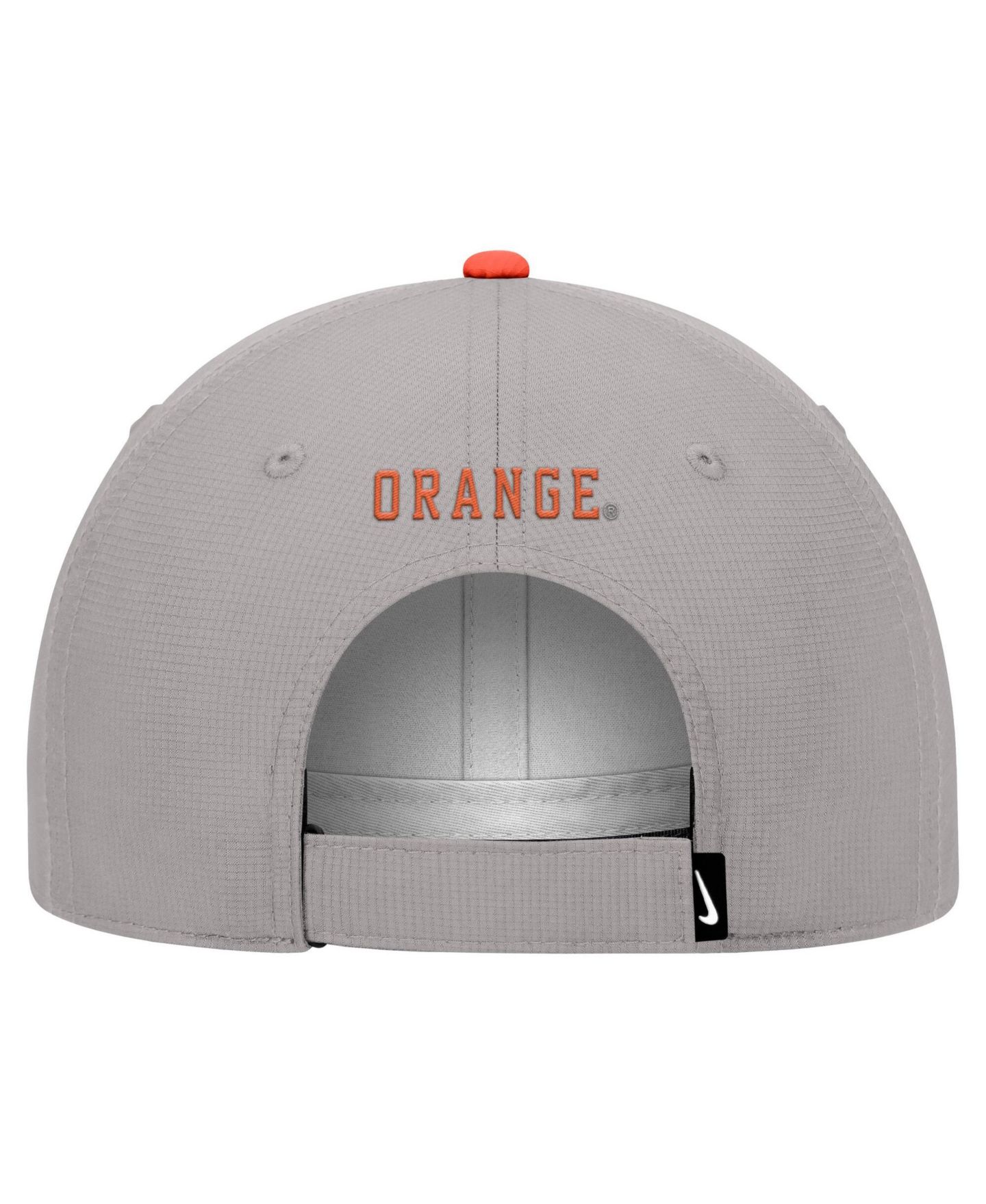 Мужская кепка Nike Gray Syracuse Orange Ripstop Dri-FIT Adjustable Hat — фото 2