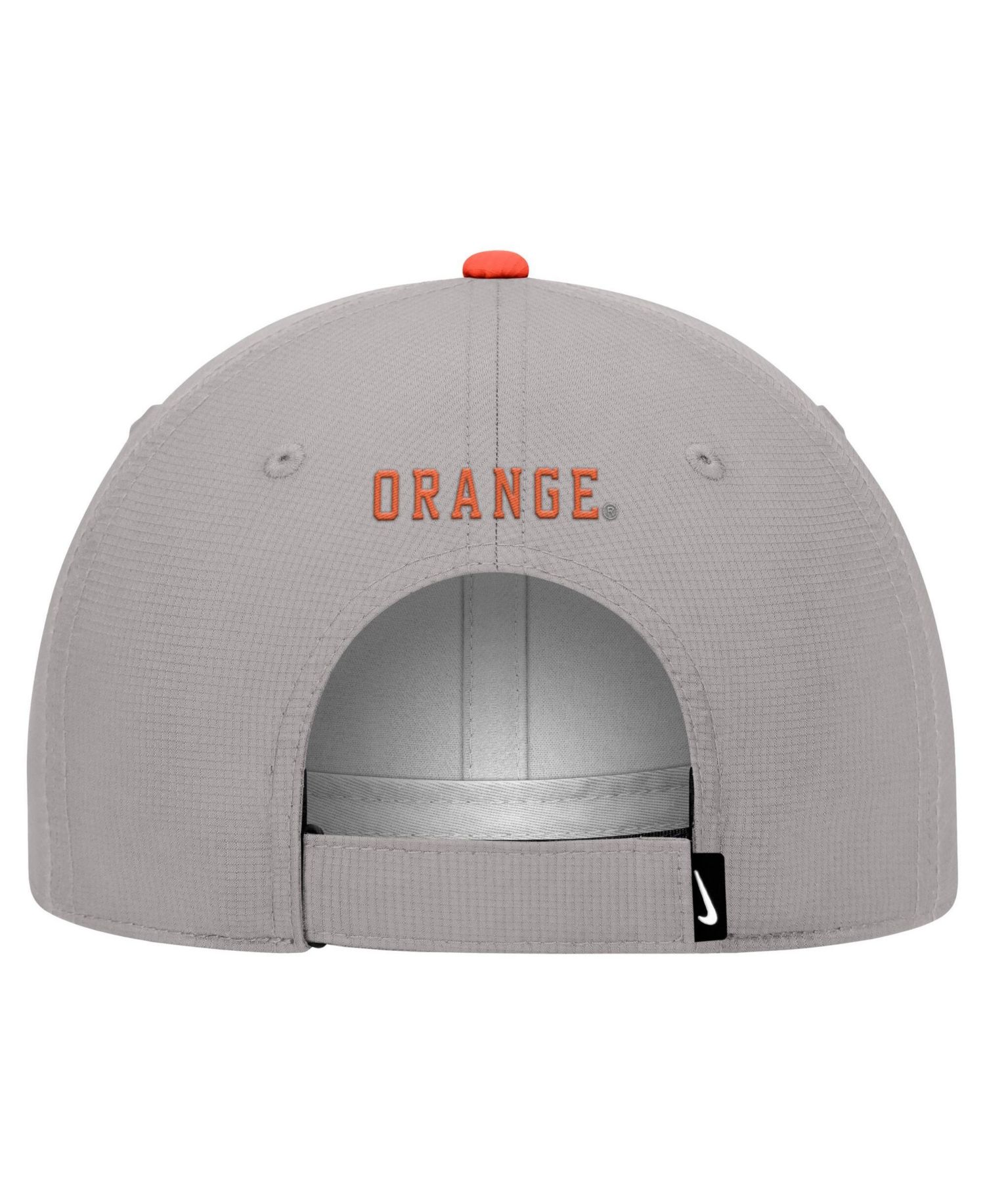 Men's Gray Syracuse Orange Ripstop Dri-FIT Adjustable Hat