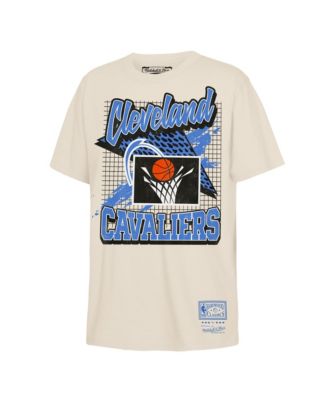 Big Boys and Girls  Natural Cleveland Cavaliers Hardwood Classics Retro Vibe T-Shirt