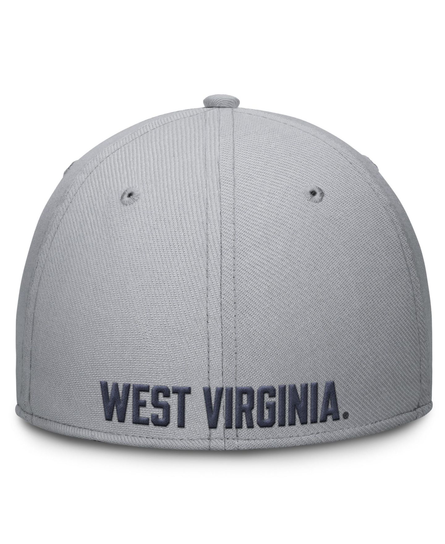 Мужской головной убор Nike Gray West Virginia Mountaineers Rise SwooshFlex Dri-FIT Hat — фото 4