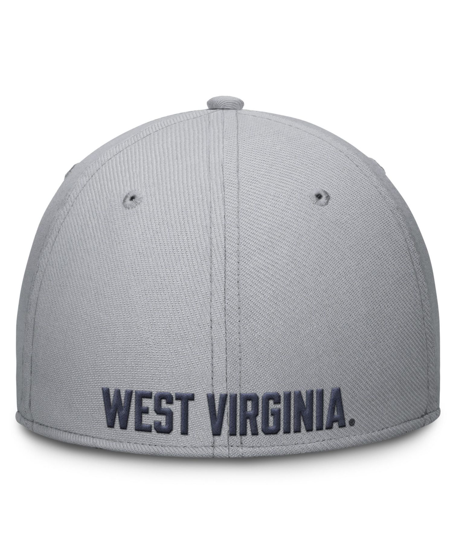 Men's Gray West Virginia Mountaineers Rise SwooshFlex Dri-FIT Hat