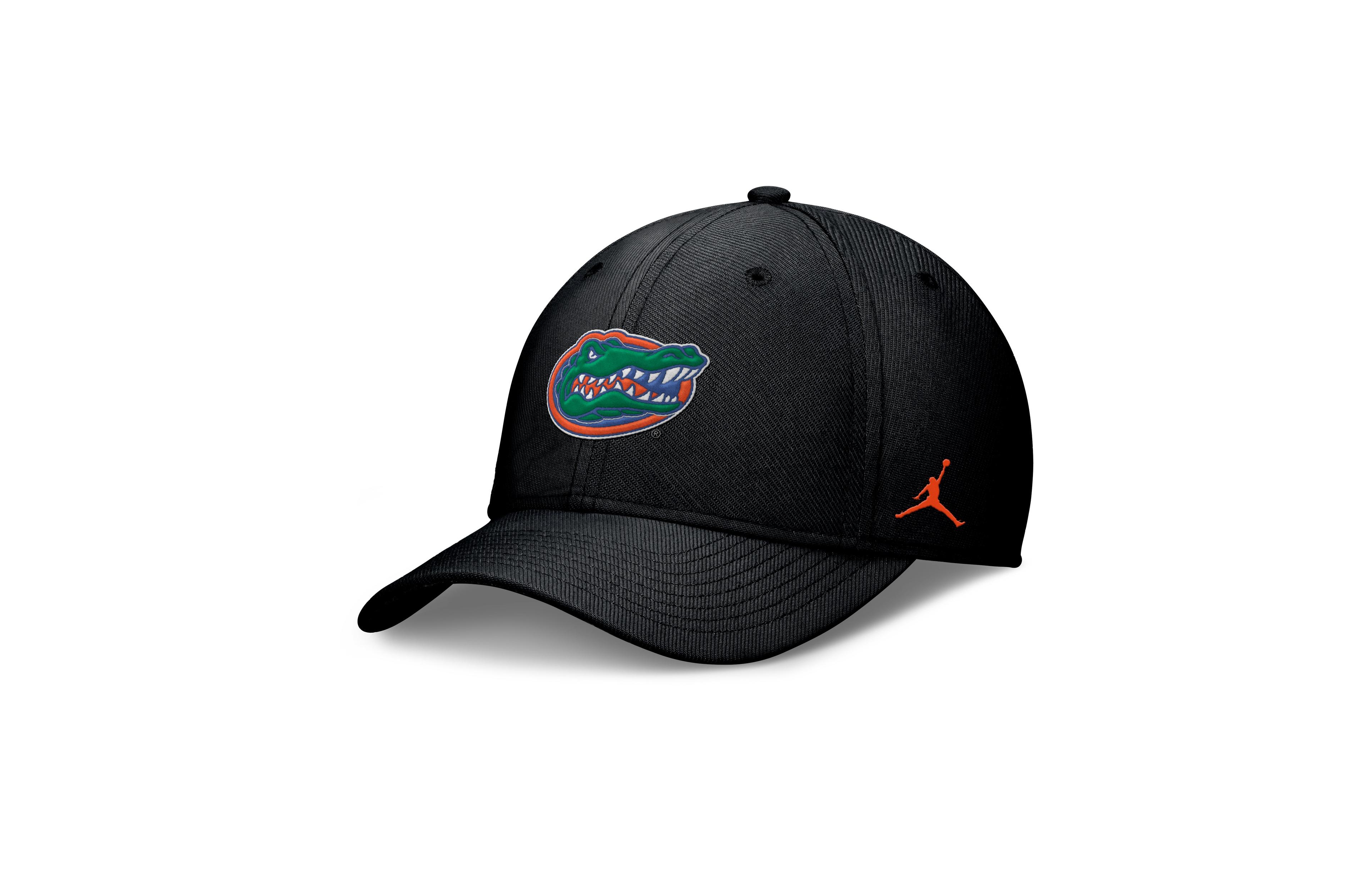 Jordan Men's Black Florida Gators Rise SwooshFlex Dri-fit Hat