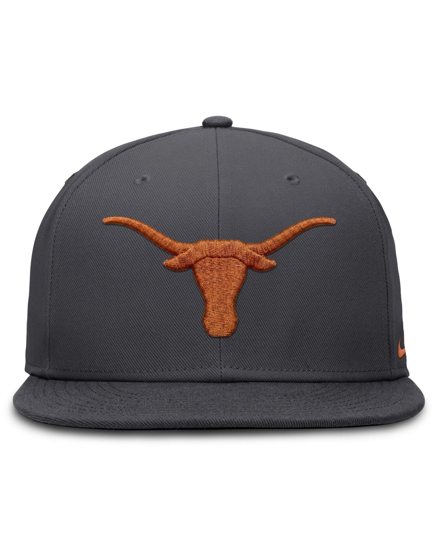 Мужская кепка Nike Anthracite Texas Longhorns Pro Dri-FIT Fitted Hat — фото 4