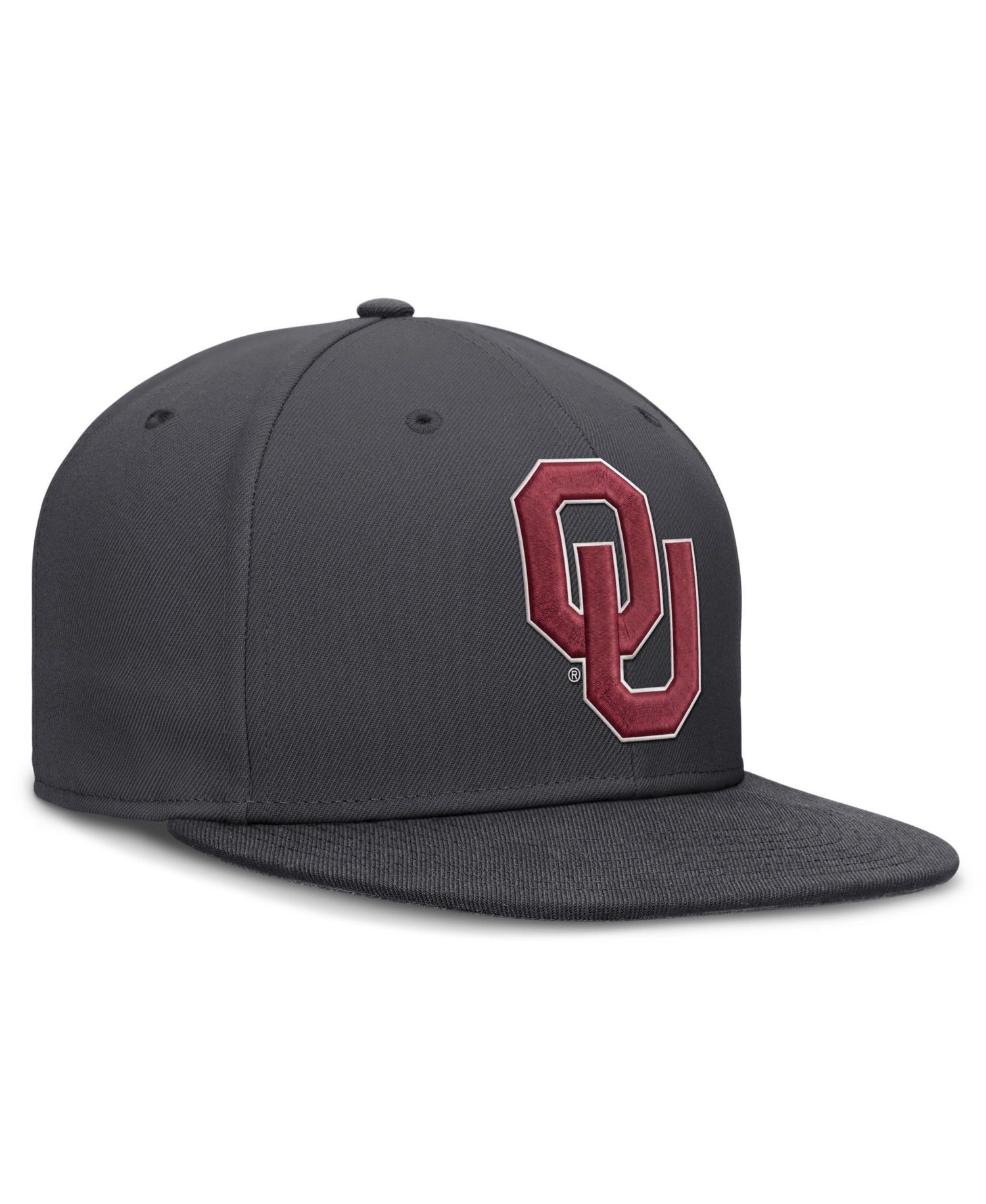 Men's Anthracite Oklahoma Sooners Pro Dri-FIT Fitted Hat