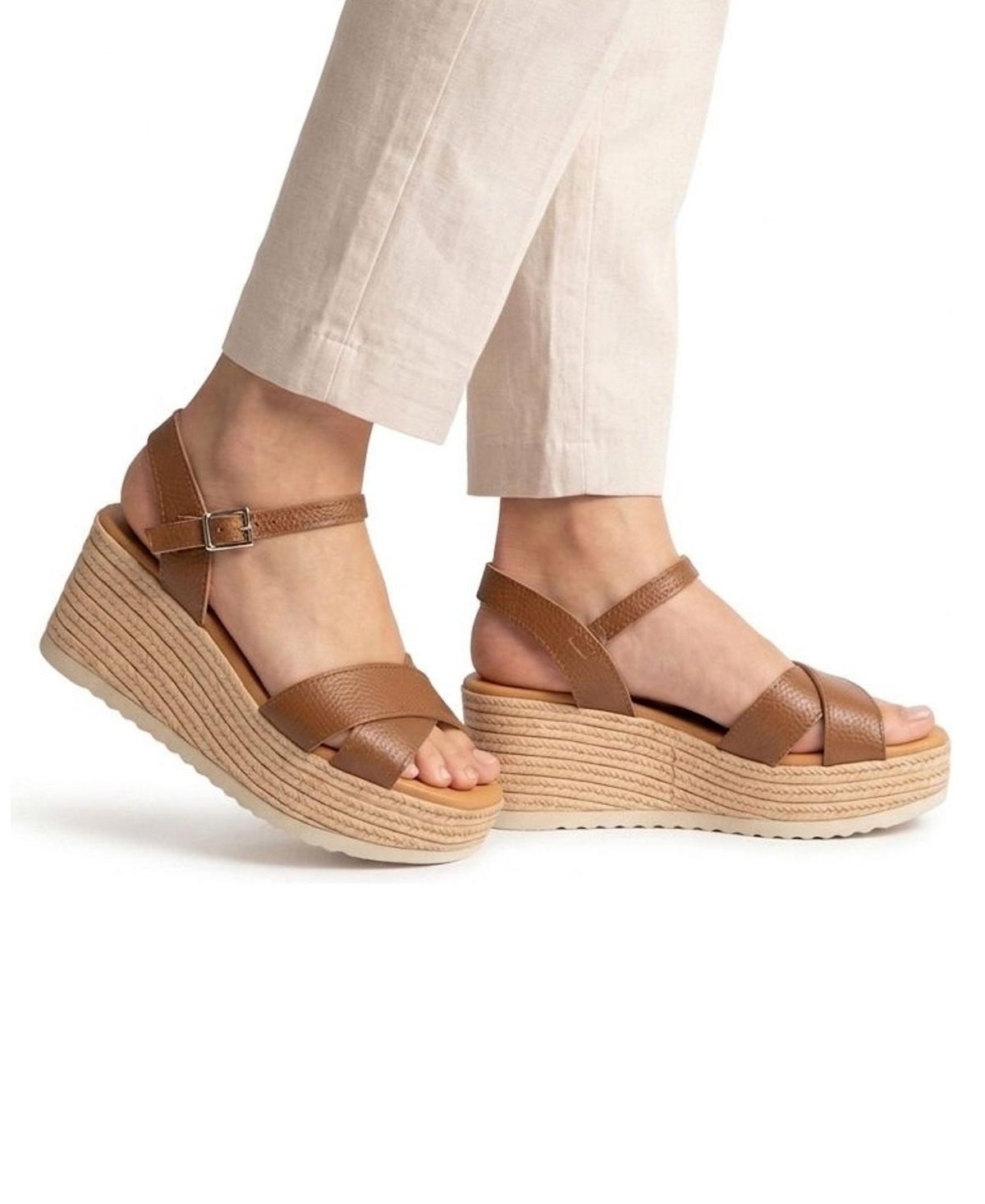 Menina Step Women's Rita Wedge Sandals