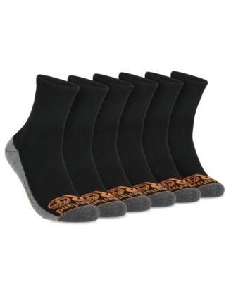 Men's PRO Arch Support Cushioned Quarter Socks, 6-Pack