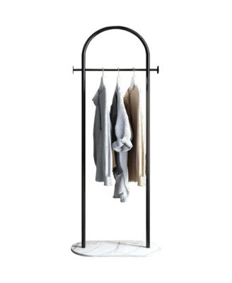 Heavy-Duty Clothing Rack with Marble Base for Hats, Scarves and Jackets