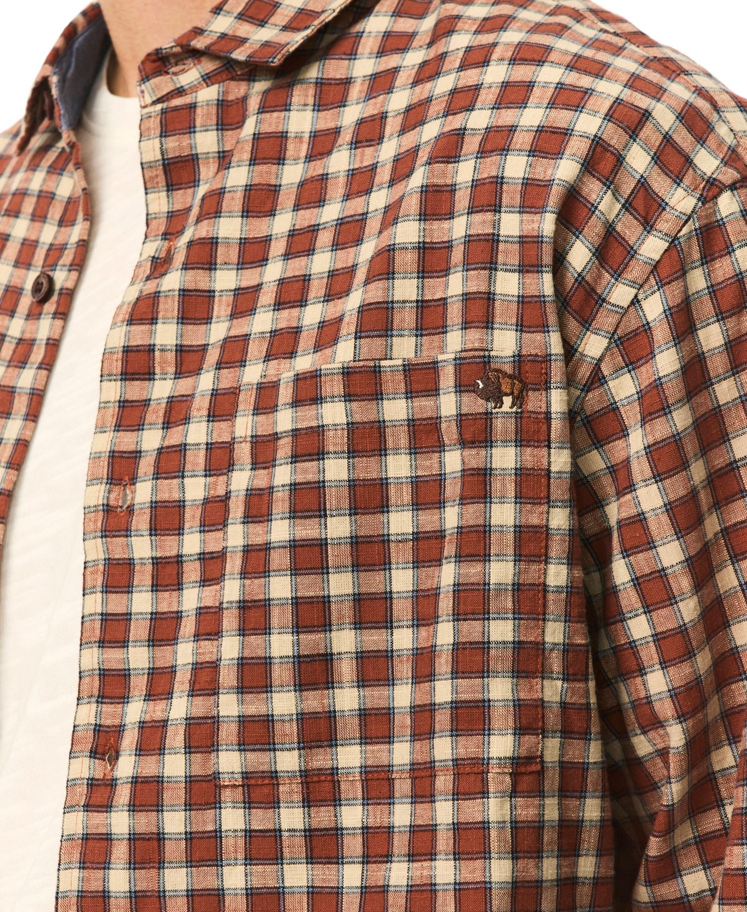 Men's Shogo Plaid Long-Sleeve Shirt