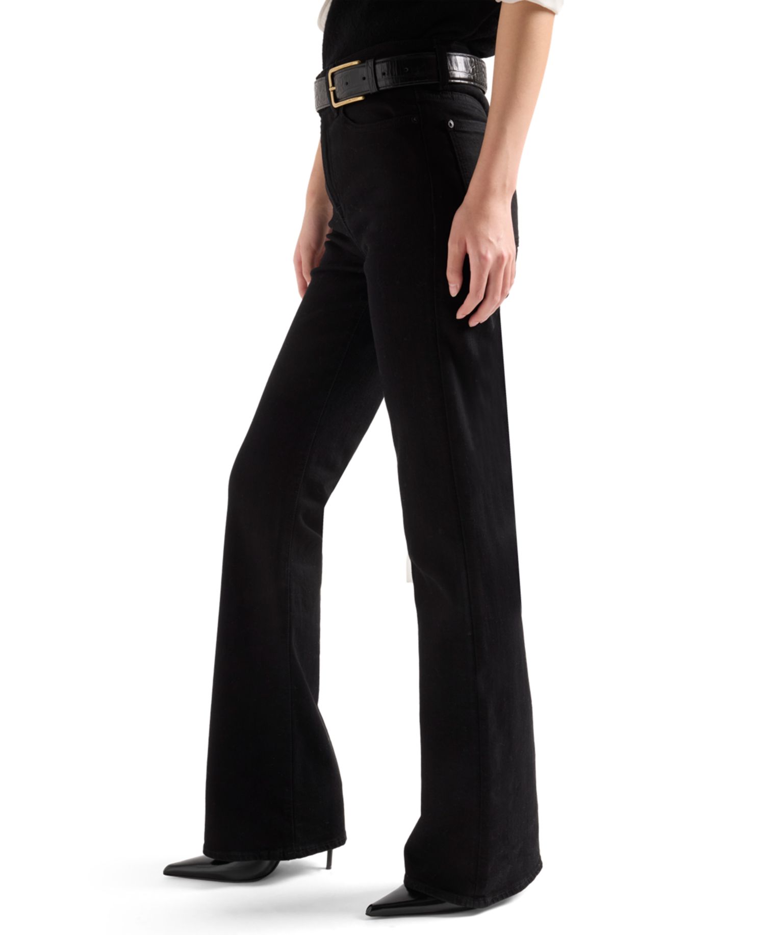 Women's Leggy Mid-Rise Denim Bootcut Jeans