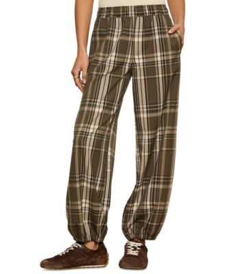 Petite Micro Balloon Wide-Leg Pants