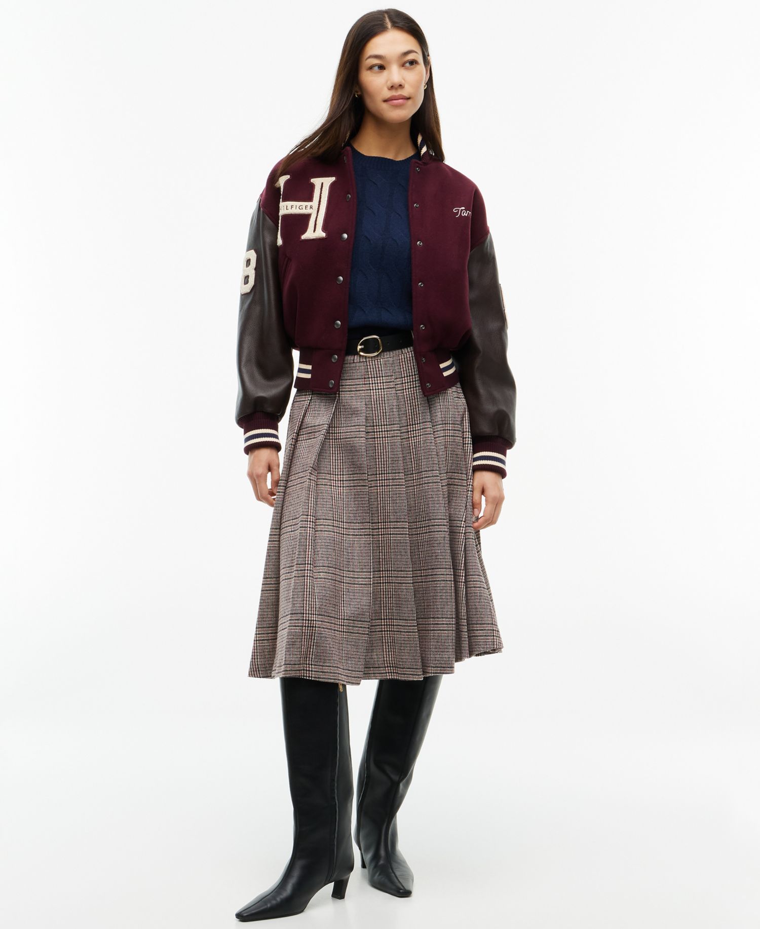 Women's Wool-Blend Varsity Jacket