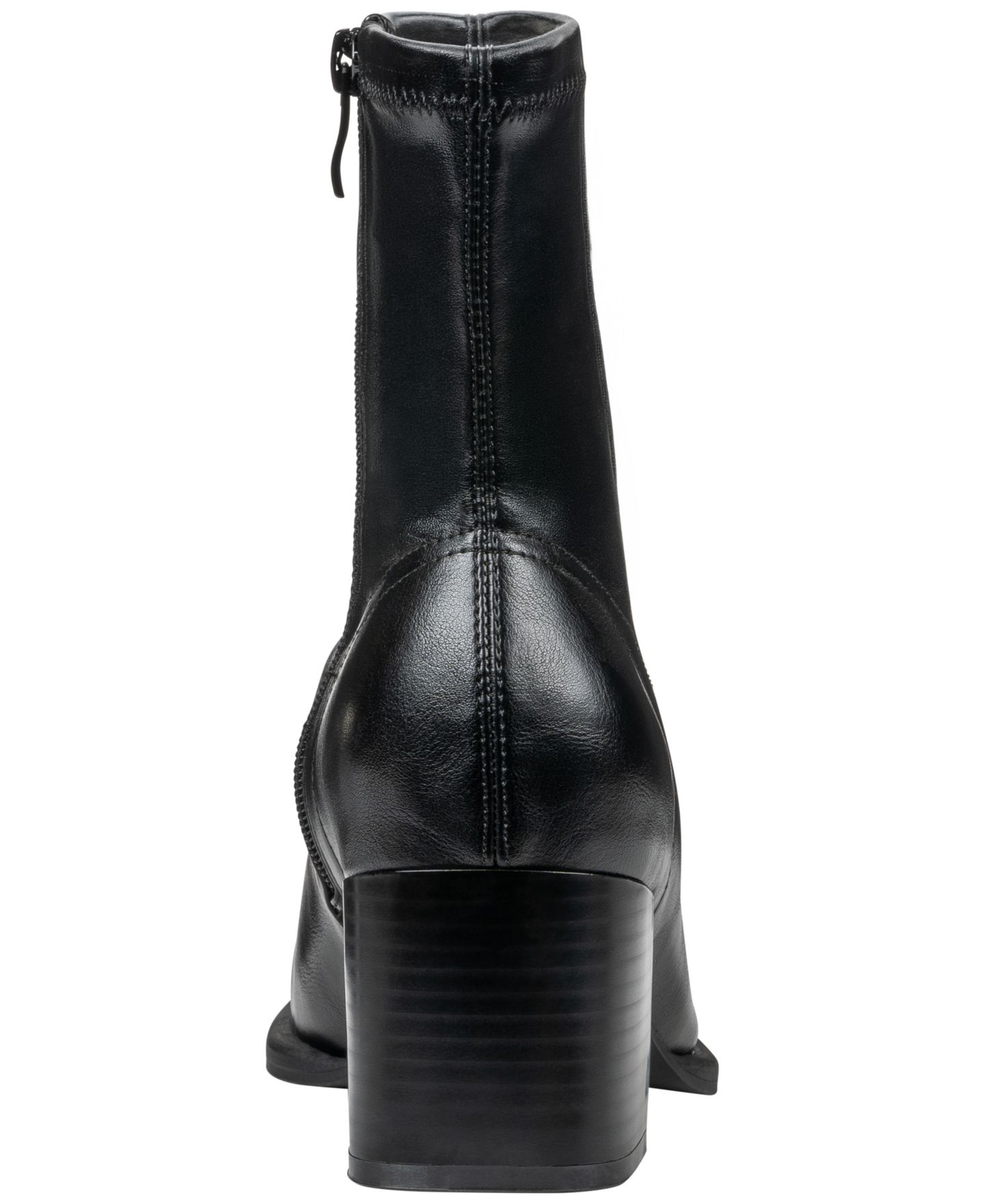 Женские ботинки GC Shoes Memphis Square Toe Block Heel Booties, цвет: Чёрный — фото 3