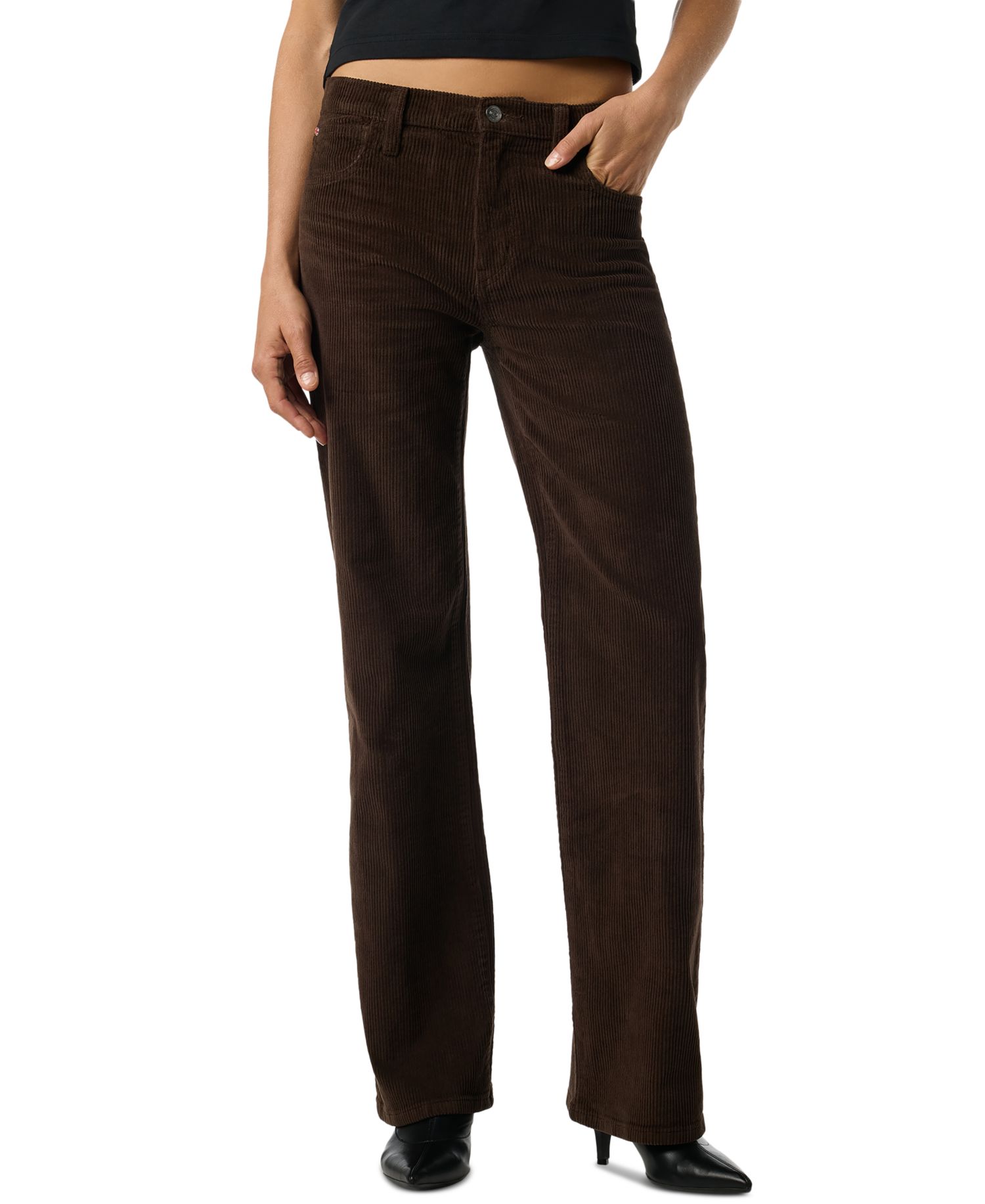Women's Rosalie High-Rise Wide-Leg Corduroy Jeans