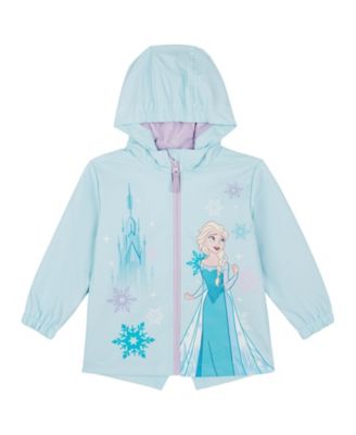 Toddler Girls' 2T-5T Hooded Zip-Up Rain Jacket