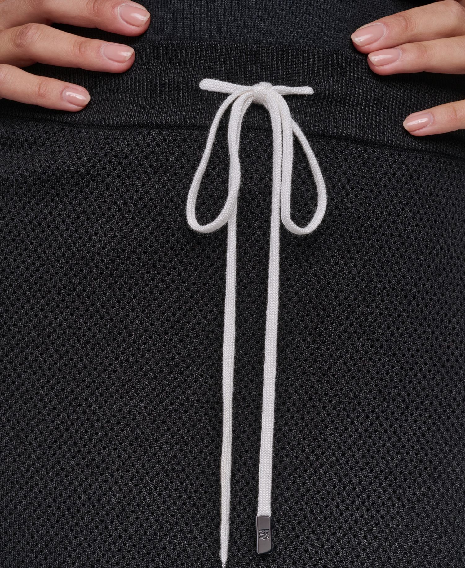 Women's Pointelle Mesh A-Line Pull-On Skirt