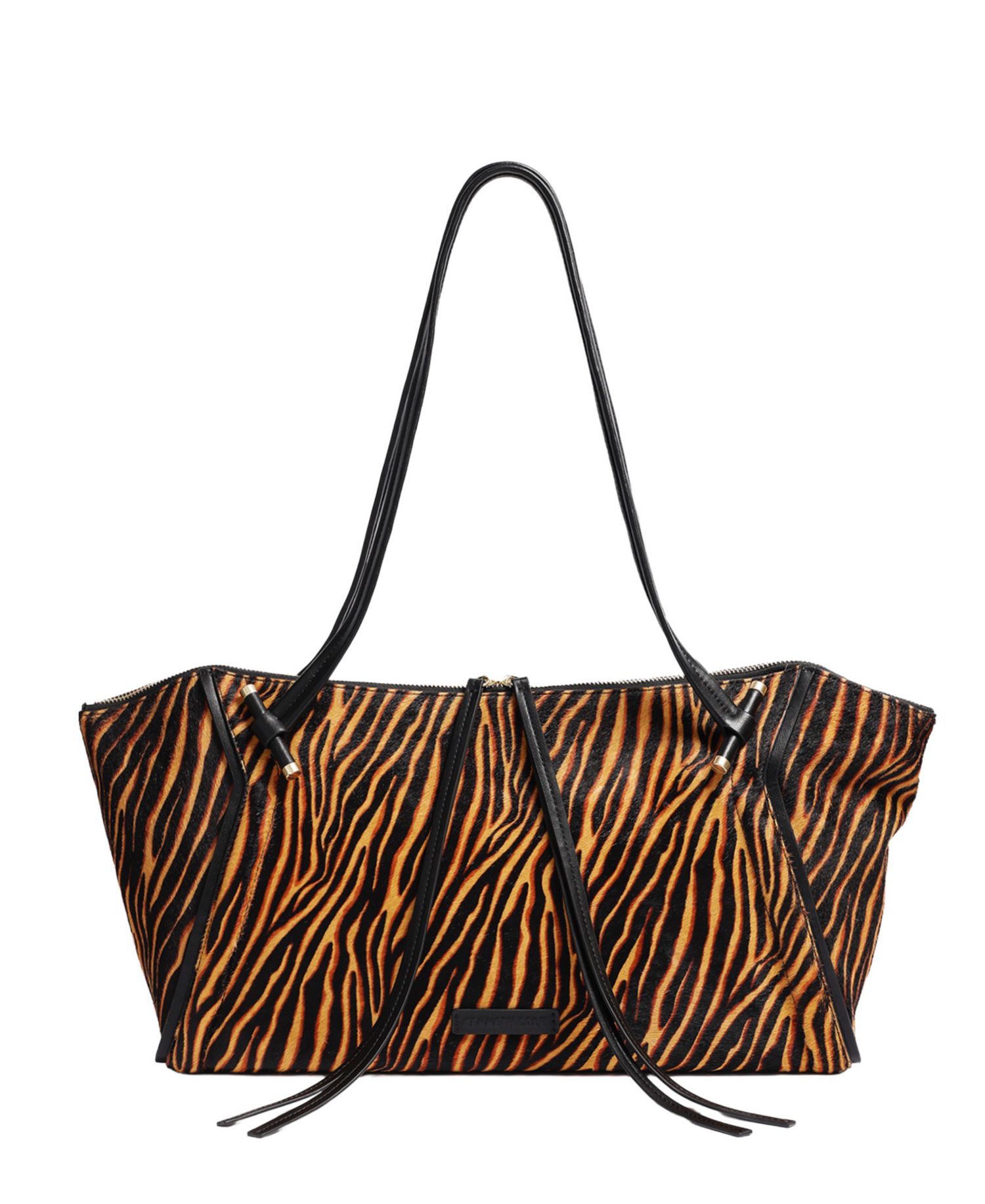 Highline East West Haircalf Top-Zip Tote Handbag