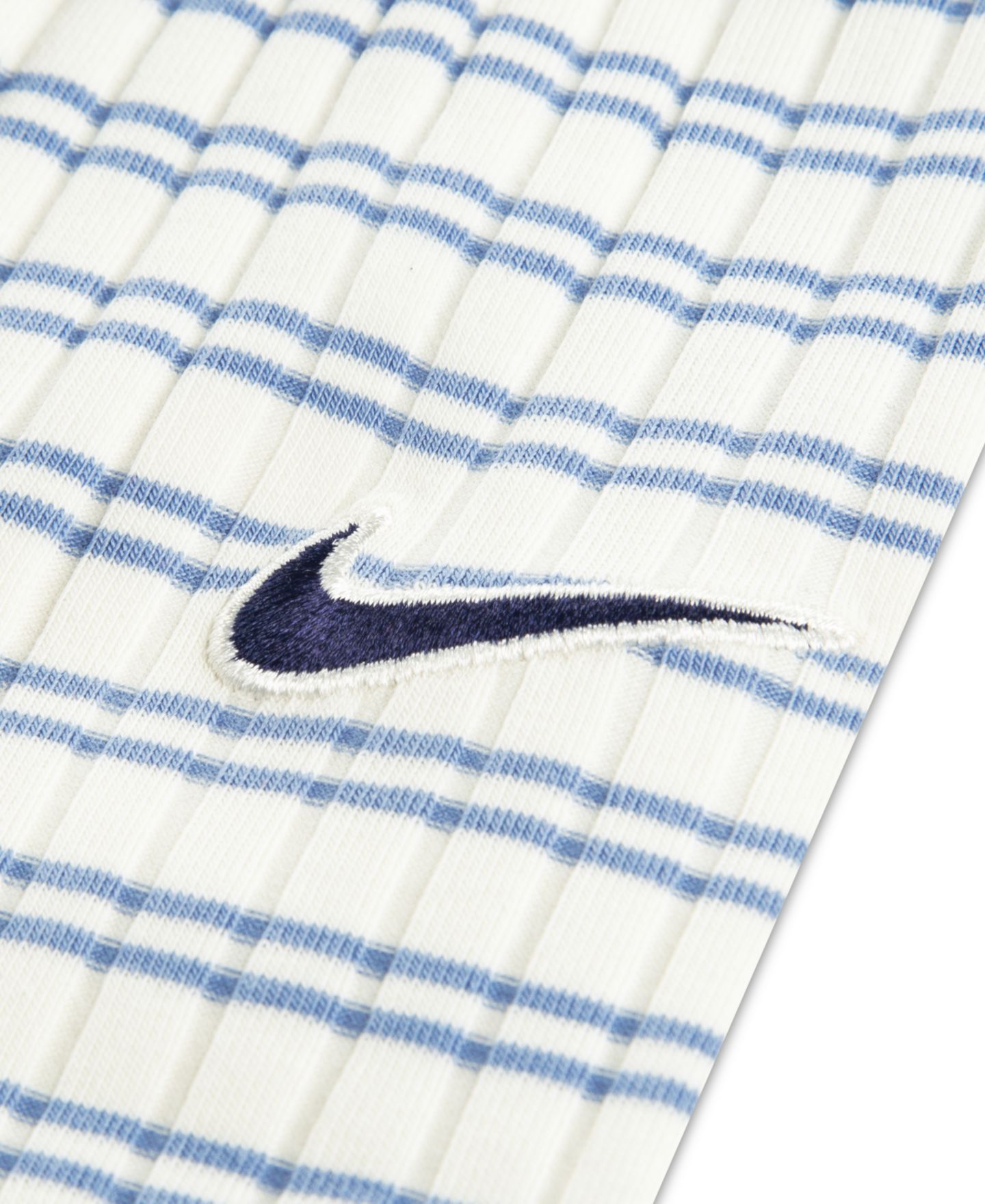 Комплект Nike Striped Long-Sleeve Sweatshirt and Pants, 2-Piece Set для мальчиков-малышей, цвет: Синий / Бледная слоновая кость — фото 5