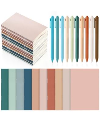 Notebooks And Ballpoint Pens Bulk Set For School Office Gifts Writing Supplies
