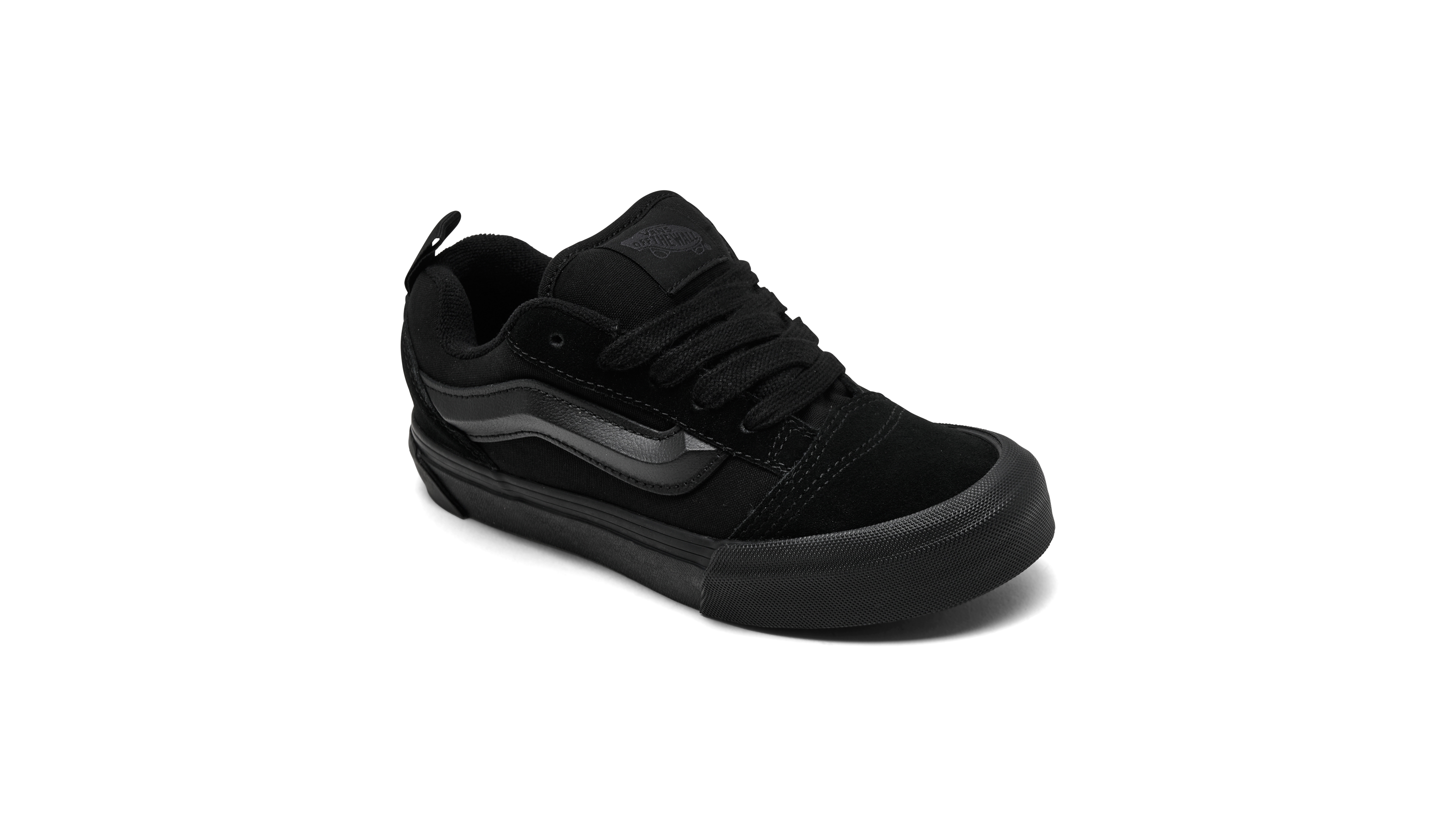 Vans Little Boys' and Girls' Knu Skool Low-Top 3D Sidestripe Sneakers from Finish Line, Created for Macy's